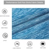 image:imageAlex Vando Mens Golf Shirt Moisture Wicking QuickDry Short Sleeve Polo  UPF40Soft amp stretchSweat resistantMultiscene sports amp office apparelTurquoise