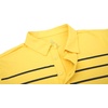 image:imageAlex Vando Mens Golf Shirt Moisture Wicking QuickDry Short Sleeve Polo  UPF40Soft amp stretchSweat resistantMultiscene sports amp office apparelYellow Stripe 87