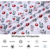 image:imageAlex Vando Mens Hawaiian Golf Shirt Moisture Wicking Digital Print Polo  Tropical vivid patterns Sweatabsorbing Flexible stretch weave Side air slits Unrestricted daily activityWhite Christmas Ball