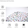 image:imageAlex Vando Mens Hawaiian Golf Shirt Moisture Wicking Digital Print Polo  Tropical vivid patterns Sweatabsorbing Flexible stretch weave Side air slits Unrestricted daily activityWhite Beer