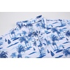 image:imageAlex Vando Mens Hawaiian Golf Shirt Moisture Wicking Digital Print Polo  Tropical vivid patterns Sweatabsorbing Flexible stretch weave Side air slits Unrestricted daily activityWhite Palm Tree