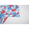 image:imageAlex Vando Mens Hawaiian Golf Shirt Moisture Wicking Digital Print Polo  Tropical vivid patterns Sweatabsorbing Flexible stretch weave Side air slits Unrestricted daily activityRed Hibiscus Leaf