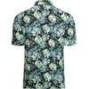 image:imageAlex Vando Mens Hawaiian Golf Shirt Moisture Wicking Digital Print Polo  Tropical vivid patterns Sweatabsorbing Flexible stretch weave Side air slits Unrestricted daily activityGreen Leaf