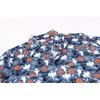 image:imageAlex Vando Mens Hawaiian Golf Shirt Moisture Wicking Digital Print Polo  Tropical vivid patterns Sweatabsorbing Flexible stretch weave Side air slits Unrestricted daily activityDustyblue Pumpkin