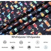 image:imageAlex Vando Mens Hawaiian Golf Shirt Moisture Wicking Digital Print Polo  Tropical vivid patterns Sweatabsorbing Flexible stretch weave Side air slits Unrestricted daily activityBlack Drinking