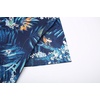 image:imageAlex Vando Mens Hawaiian Golf Shirt Moisture Wicking Digital Print Polo  Tropical vivid patterns Sweatabsorbing Flexible stretch weave Side air slits Unrestricted daily activityNavy Leaf