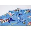 image:imageAlex Vando Mens Hawaiian Golf Shirt Moisture Wicking Digital Print Polo  Tropical vivid patterns Sweatabsorbing Flexible stretch weave Side air slits Unrestricted daily activityBlue Dolphin