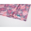 image:imageAlex Vando Mens Hawaiian Golf Shirt Moisture Wicking Digital Print Polo  Tropical vivid patterns Sweatabsorbing Flexible stretch weave Side air slits Unrestricted daily activityPink Blue Palm Fronds