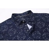 image:imageAlex Vando Mens Hawaiian Golf Shirt Moisture Wicking Digital Print Polo  Tropical vivid patterns Sweatabsorbing Flexible stretch weave Side air slits Unrestricted daily activityNavy Christmas Ball