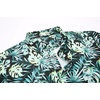 image:imageAlex Vando Mens Hawaiian Golf Shirt Moisture Wicking Digital Print Polo  Tropical vivid patterns Sweatabsorbing Flexible stretch weave Side air slits Unrestricted daily activityGreen Leaf