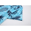 image:imageAlex Vando Mens Hawaiian Golf Shirt Moisture Wicking Digital Print Polo  Tropical vivid patterns Sweatabsorbing Flexible stretch weave Side air slits Unrestricted daily activityBlue Palm Tree
