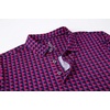 image:imageAlex Vando Mens Hawaiian Golf Shirt Moisture Wicking Digital Print Polo  Tropical vivid patterns Sweatabsorbing Flexible stretch weave Side air slits Unrestricted daily activity90 Fuchsia Paisley