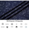 image:imageAlex Vando Mens Hawaiian Golf Shirt Moisture Wicking Digital Print Polo  Tropical vivid patterns Sweatabsorbing Flexible stretch weave Side air slits Unrestricted daily activityNavy Christmas Ball