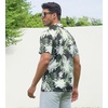 image:imageAlex Vando Mens Hawaiian Golf Shirt Moisture Wicking Digital Print Polo  Tropical vivid patterns Sweatabsorbing Flexible stretch weave Side air slits Unrestricted daily activityWhite Flower