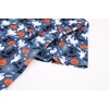 image:imageAlex Vando Mens Hawaiian Golf Shirt Moisture Wicking Digital Print Polo  Tropical vivid patterns Sweatabsorbing Flexible stretch weave Side air slits Unrestricted daily activityDustyblue Pumpkin