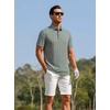 image:imageAlex Vando Mens Polo Shirts Short Sleeve Breeze Printed Dry Fit Golf Shirt  Quick Dry Cooling Fabric Prevents Sunburn StayFlat Hidden Collar Solves Curling Easy Care NonIron Machine WashableArmyblock