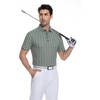 image:imageAlex Vando Mens Polo Shirts Short Sleeve Breeze Printed Dry Fit Golf Shirt  Quick Dry Cooling Fabric Prevents Sunburn StayFlat Hidden Collar Solves Curling Easy Care NonIron Machine WashableArmyblock