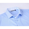 image:imageAlex Vando Mens Printed Dress Shirts Regular Fit Casual Button Down Shirt  Wrinkle resistant Machine washable Contrast on inner collar amp cuff Truetosize cut Business amp Daily Easy outfit pairingBlue Square 53