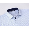 image:imageAlex Vando Mens Printed Dress Shirts Regular Fit Casual Button Down Shirt  Wrinkle resistant Machine washable Contrast on inner collar amp cuff Truetosize cut Business amp Daily Easy outfit pairingTurquoise Dots 05