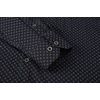 image:imageAlex Vando Mens Printed Dress Shirts Regular Fit Casual Button Down Shirt  Wrinkle resistant Machine washable Contrast on inner collar amp cuff Truetosize cut Business amp Daily Easy outfit pairingBlack 122