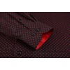 image:imageAlex Vando Mens Printed Dress Shirts Regular Fit Casual Button Down Shirt  Wrinkle resistant Machine washable Contrast on inner collar amp cuff Truetosize cut Business amp Daily Easy outfit pairingRed 1812