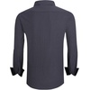 image:imageAlex Vando Mens Printed Dress Shirts Regular Fit Casual Button Down Shirt  Wrinkle resistant Machine washable Contrast on inner collar amp cuff Truetosize cut Business amp Daily Easy outfit pairingBlack Twins 36