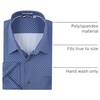 image:imageAlex Vando Mens Printed Dress Shirts Regular Fit Casual Button Down Shirt  Wrinkle resistant Machine washable Contrast on inner collar amp cuff Truetosize cut Business amp Daily Easy outfit pairingNavy Flower