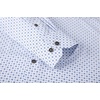 image:imageAlex Vando Mens Printed Dress Shirts Regular Fit Casual Button Down Shirt  Wrinkle resistant Machine washable Contrast on inner collar amp cuff Truetosize cut Business amp Daily Easy outfit pairingWhite Cross 552