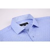 image:imageAlex Vando Mens Printed Dress Shirts Regular Fit Casual Button Down Shirt  Wrinkle resistant Machine washable Contrast on inner collar amp cuff Truetosize cut Business amp Daily Easy outfit pairingBlue6974