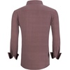 image:imageAlex Vando Mens Printed Dress Shirts Regular Fit Casual Button Down Shirt  Wrinkle resistant Machine washable Contrast on inner collar amp cuff Truetosize cut Business amp Daily Easy outfit pairingBurgundy 262