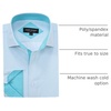 image:imageAlex Vando Mens Printed Dress Shirts Regular Fit Casual Button Down Shirt  Wrinkle resistant Machine washable Contrast on inner collar amp cuff Truetosize cut Business amp Daily Easy outfit pairingTurquoise1670