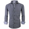 image:imageAlex Vando Mens Printed Dress Shirts Regular Fit Casual Button Down Shirt  Wrinkle resistant Machine washable Contrast on inner collar amp cuff Truetosize cut Business amp Daily Easy outfit pairingBlack 130