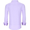 image:imageAlex Vando Mens Printed Dress Shirts Regular Fit Casual Button Down Shirt  Wrinkle resistant Machine washable Contrast on inner collar amp cuff Truetosize cut Business amp Daily Easy outfit pairingPurple 7281