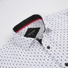 image:imageAlex Vando Mens Printed Dress Shirts Regular Fit Casual Button Down Shirt  Wrinkle resistant Machine washable Contrast on inner collar amp cuff Truetosize cut Business amp Daily Easy outfit pairingWhite709
