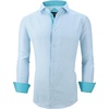 image:imageAlex Vando Mens Printed Dress Shirts Regular Fit Casual Button Down Shirt  Wrinkle resistant Machine washable Contrast on inner collar amp cuff Truetosize cut Business amp Daily Easy outfit pairingTurquoise1670