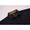 image:imageAlex Vando Mens Printed Dress Shirts Regular Fit Casual Button Down Shirt  Wrinkle resistant Machine washable Contrast on inner collar amp cuff Truetosize cut Business amp Daily Easy outfit pairing402 Navy