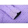 image:imageAlex Vando Mens Printed Dress Shirts Regular Fit Casual Button Down Shirt  Wrinkle resistant Machine washable Contrast on inner collar amp cuff Truetosize cut Business amp Daily Easy outfit pairingPurple 6370