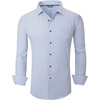 image:imageAlex Vando Mens Printed Dress Shirts Regular Fit Casual Button Down Shirt  Wrinkle resistant Machine washable Contrast on inner collar amp cuff Truetosize cut Business amp Daily Easy outfit pairingWhite Flower