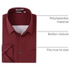 image:imageAlex Vando Mens Printed Dress Shirts Regular Fit Casual Button Down Shirt  Wrinkle resistant Machine washable Contrast on inner collar amp cuff Truetosize cut Business amp Daily Easy outfit pairingBurgundy 141