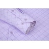 image:imageAlex Vando Mens Printed Dress Shirts Regular Fit Casual Button Down Shirt  Wrinkle resistant Machine washable Contrast on inner collar amp cuff Truetosize cut Business amp Daily Easy outfit pairingPurple 7686