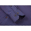 image:imageAlex Vando Mens Printed Dress Shirts Regular Fit Casual Button Down Shirt  Wrinkle resistant Machine washable Contrast on inner collar amp cuff Truetosize cut Business amp Daily Easy outfit pairingNavy 126