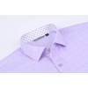 image:imageAlex Vando Mens Printed Dress Shirts Regular Fit Casual Button Down Shirt  Wrinkle resistant Machine washable Contrast on inner collar amp cuff Truetosize cut Business amp Daily Easy outfit pairingPurple 7281