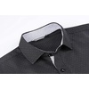 image:imageAlex Vando Mens Printed Dress Shirts Regular Fit Casual Button Down Shirt  Wrinkle resistant Machine washable Contrast on inner collar amp cuff Truetosize cut Business amp Daily Easy outfit pairingBlack 1767