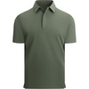 image:imageAlex Vando Mens Golf Polo Shirt Textured Stretch Performance Polo  Structured Collar Textured Knit Finish 8Way Stretch Regular Fit True to Size 87 Nylon 13 Spandex Machine WashableArmy