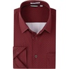 image:imageAlex Vando Mens Printed Dress Shirts Regular Fit Casual Button Down Shirt  Wrinkle resistant Machine washable Contrast on inner collar amp cuff Truetosize cut Business amp Daily Easy outfit pairingBurgundy 141