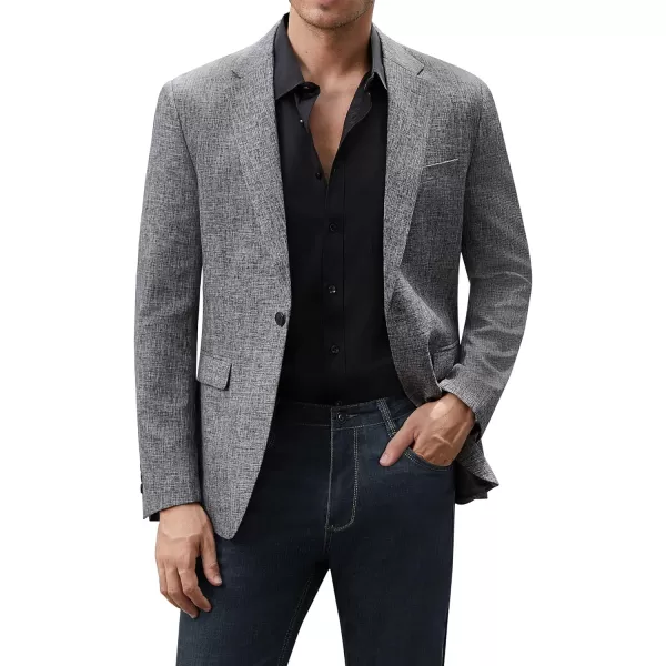 J.VER Mens Casual Blazer Sport Coat One Button Business Stylish Suit Jacket