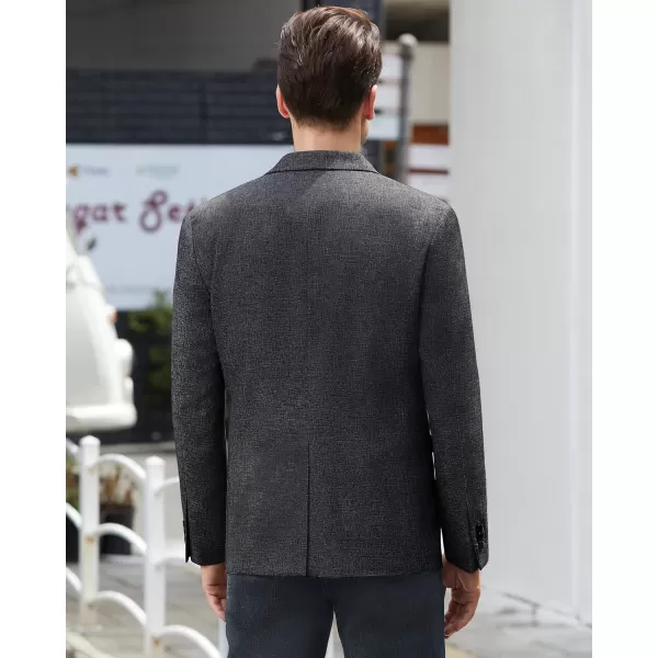 J.VER Mens Casual Blazer Sport Coat One Button Business Stylish Suit Jacket