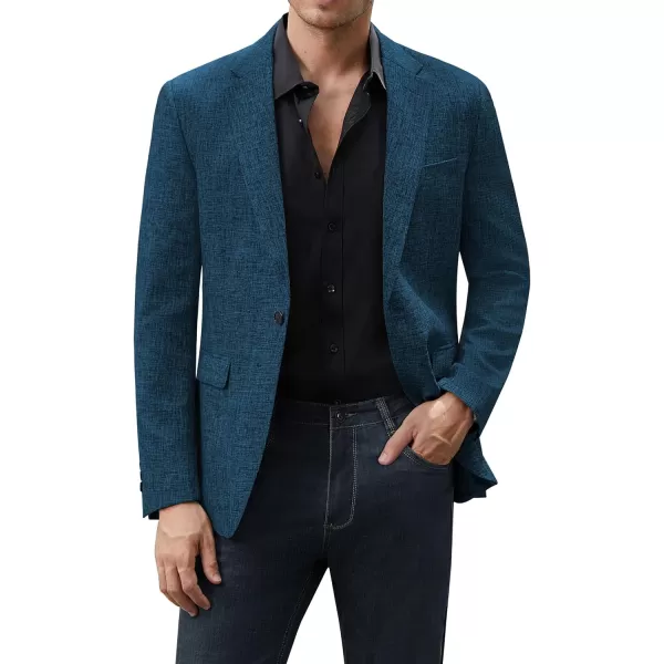 J.VER Mens Casual Blazer Sport Coat One Button Business Stylish Suit Jacket