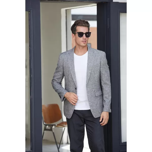 J.VER Mens Casual Blazer Sport Coat One Button Business Stylish Suit Jacket