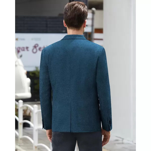 J.VER Mens Casual Blazer Sport Coat One Button Business Stylish Suit Jacket